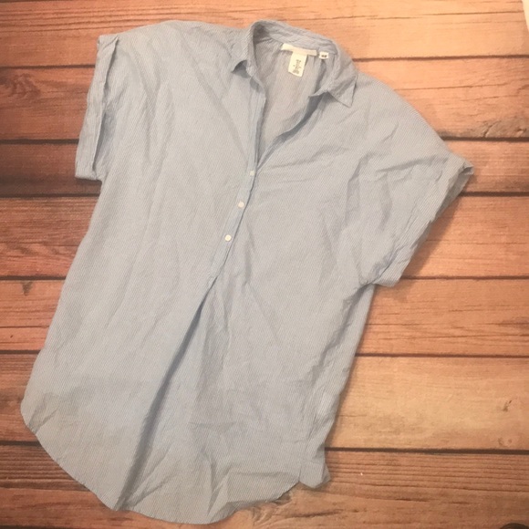 H&M Tops - H&M L.O.G.G. Blue and white tunic